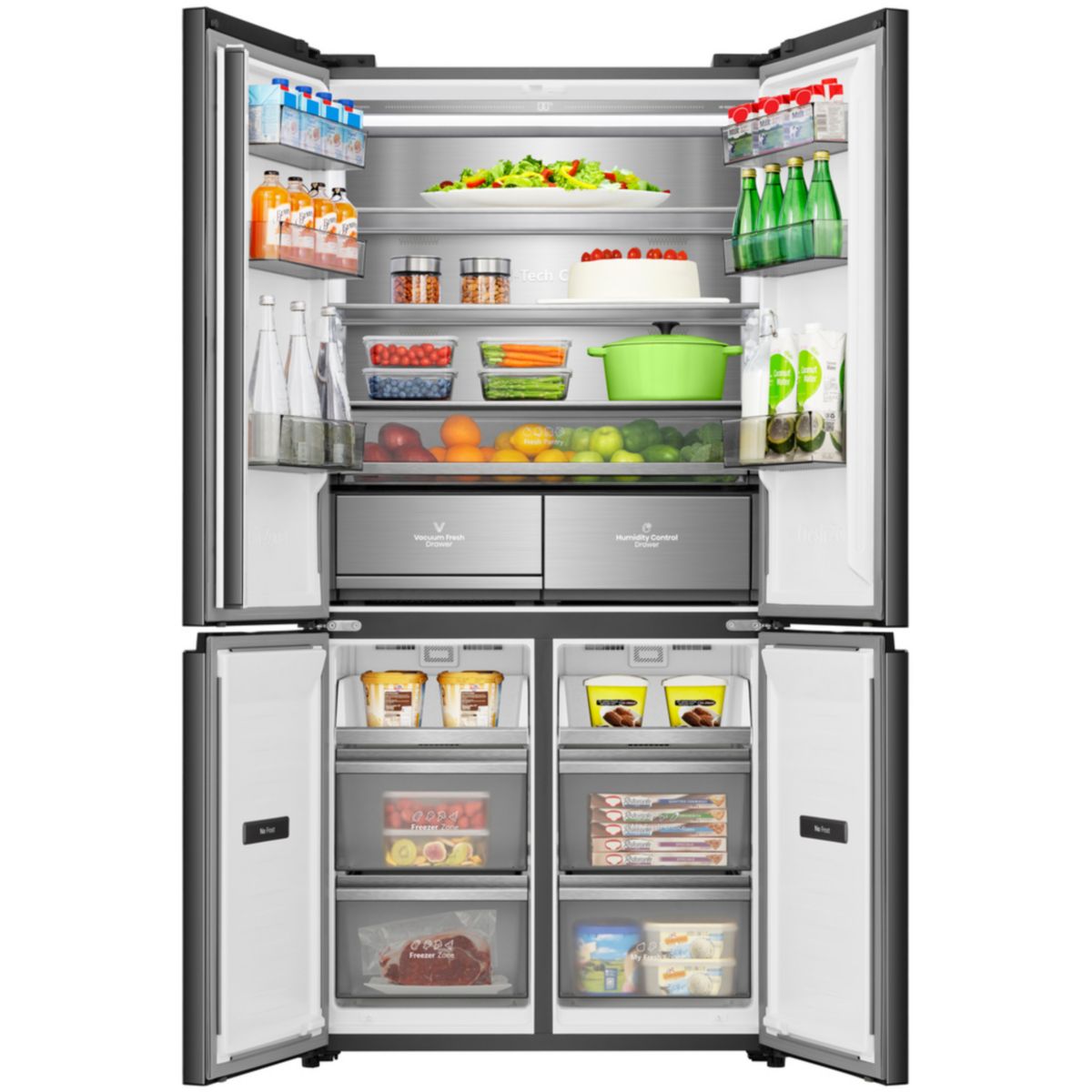 Réfrigérateur multi portes HISENSE RQ768N4GBE freshfit enchâssable - 3