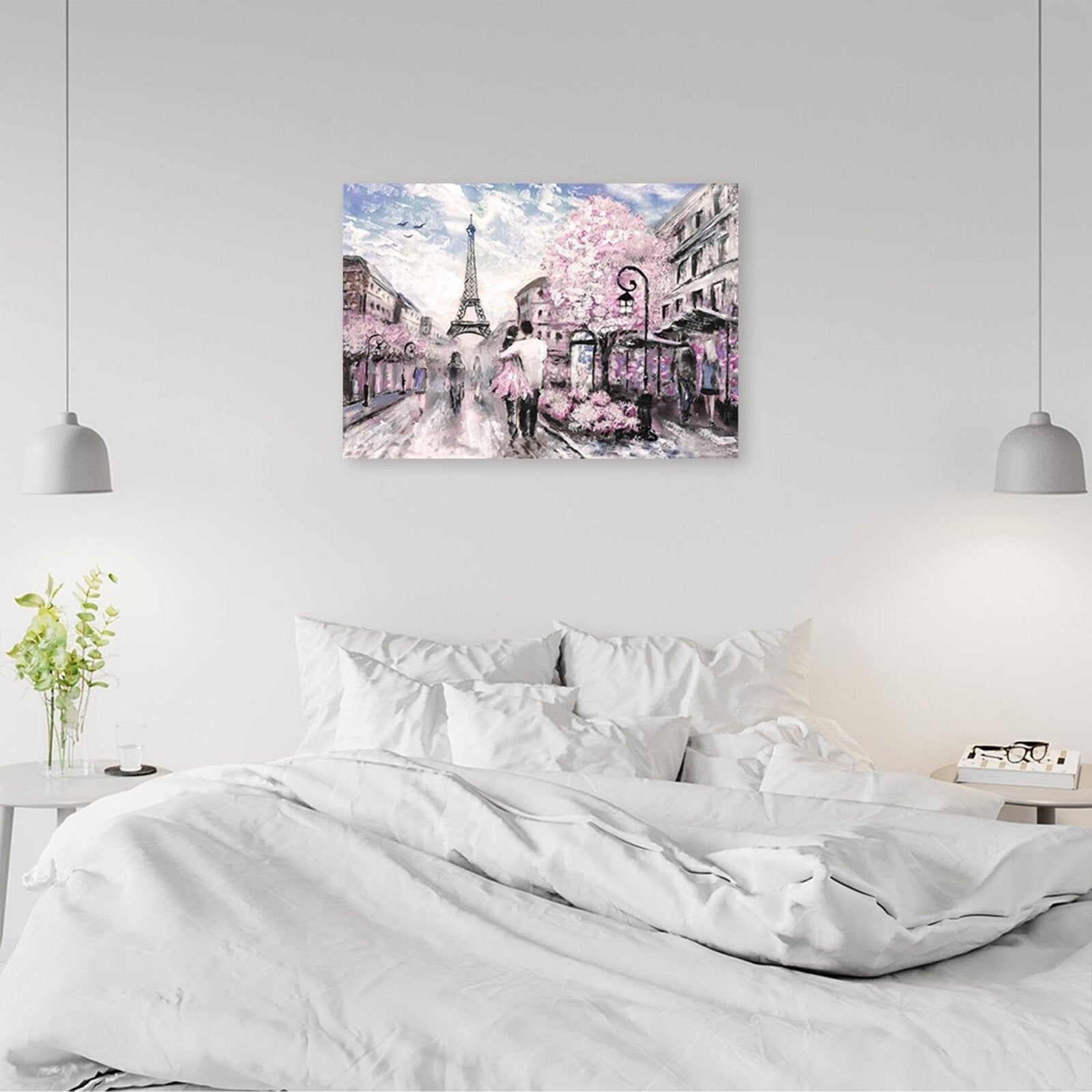 Tableau amoureux à paris - 60 x 40 cm - 4