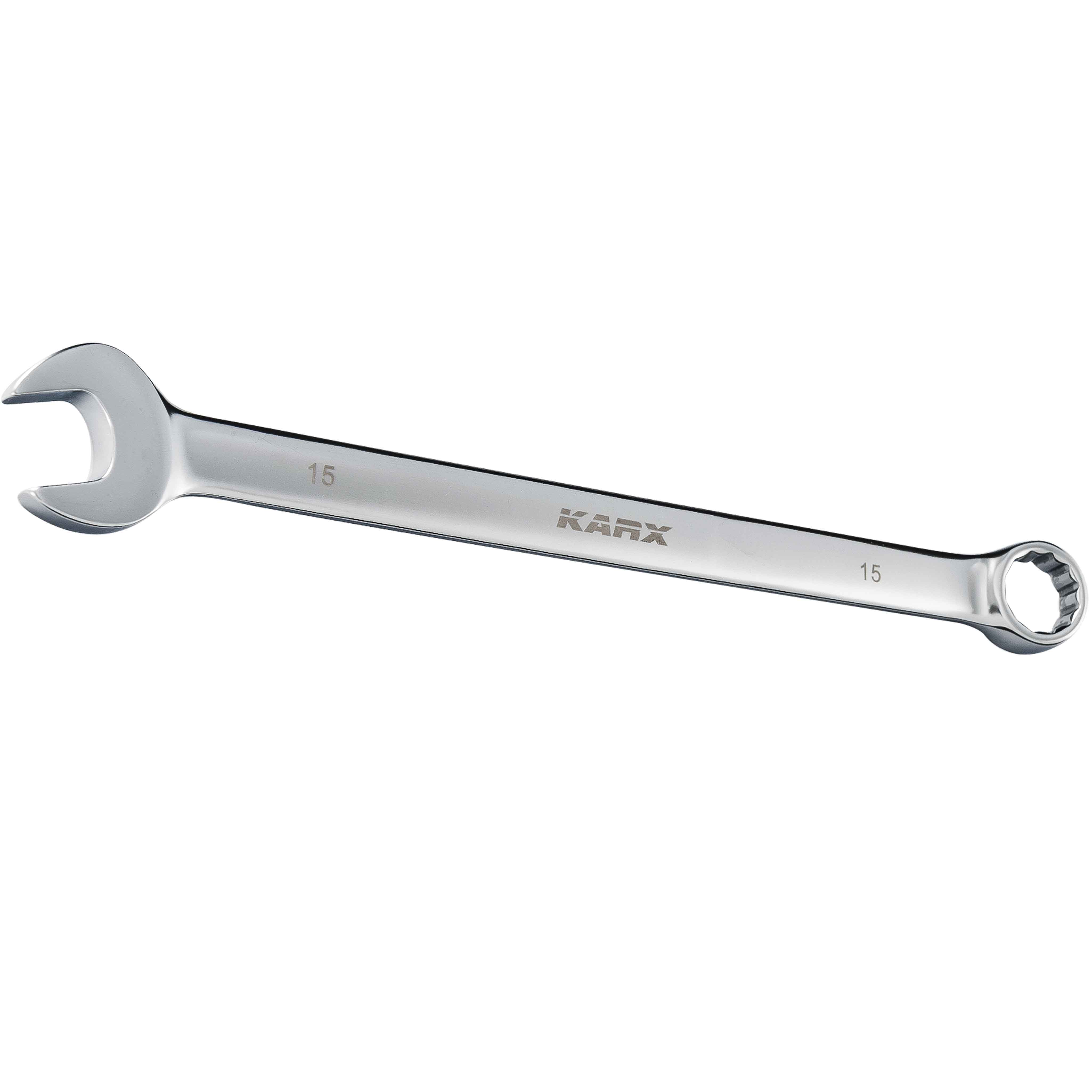 Cle mixte KARX Cr V 8 mm tete inclinee 15 deg | Leroy Merlin