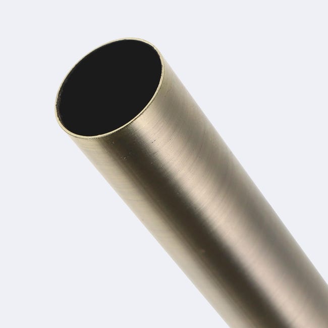 Basics Bastone per tenda estensibile con terminali a cappuccio, da 91 a 183 cm, nero Basics Bastone per tenda estensibile con terminali a cappuccio, da 91 a 183 cm, nero