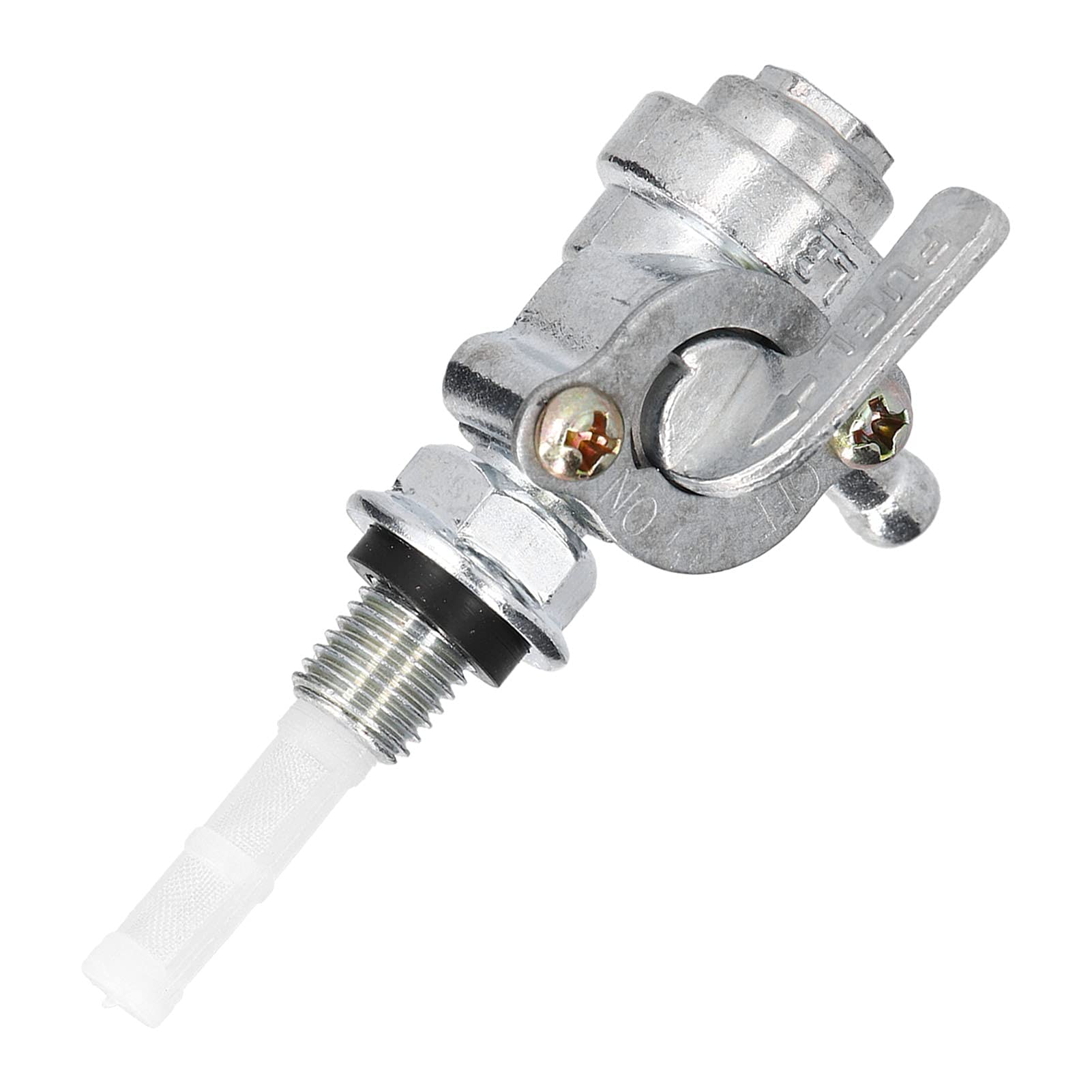 Lot De 2 Robinets à Essence Universels M10 Avec Interrupteur ON/OFF - Pour Générateur, Moto, Kart, Réservoir Carburant - Inclut Cupule Filtre - 7