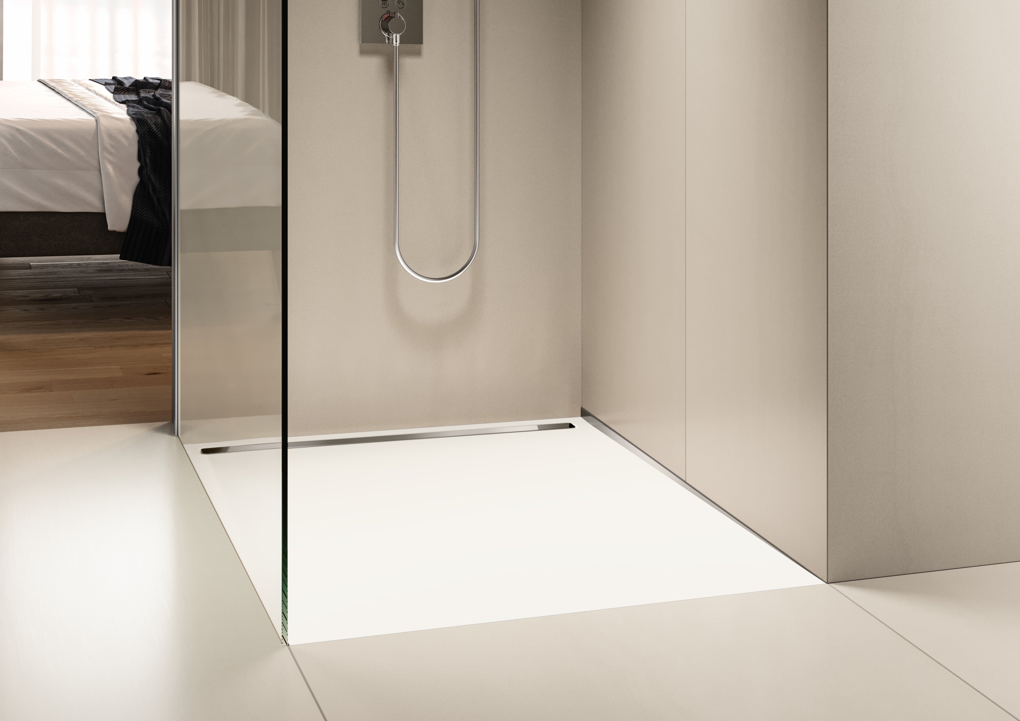 Azulejo de duche KALDEWEI NEXSYS, ao nível do chão, 90x120 cm, 411846300666, Cor: Cool Grey 80 - 7