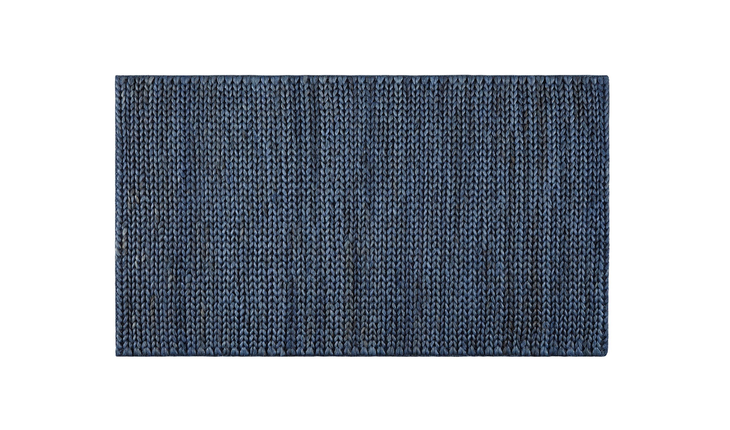NIEBIESKI DYWANIK JUTOWY 60X90CM