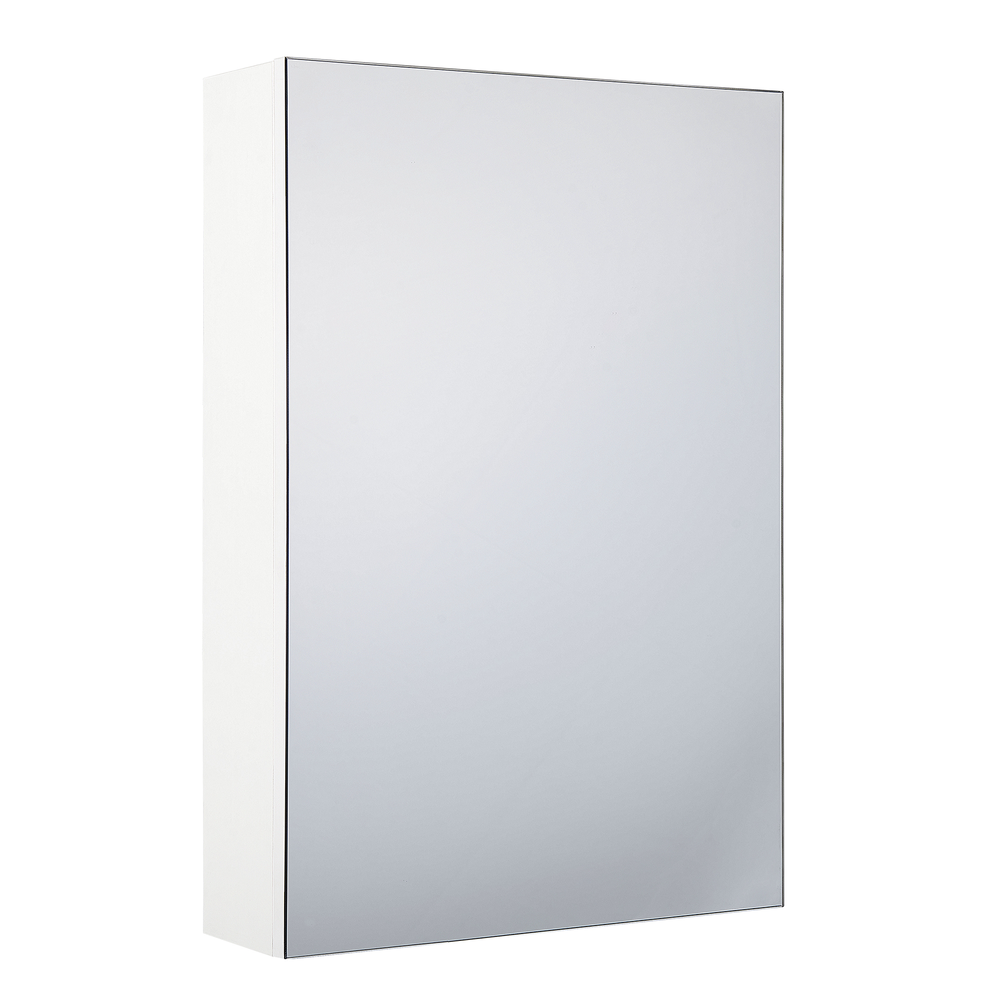 Beliani Armario Con Espejo De Pared Para Baño Primavera 40 Cm 60 Cm Blanco , Leroy Merlin