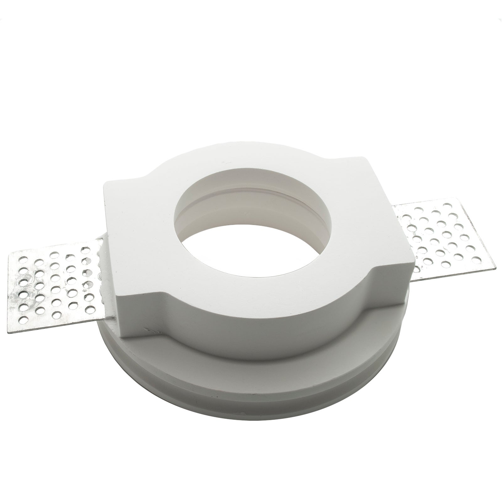 Support de spot encastré rond lampe à plâtre led 8W GU10 trou 10cm 220V LIGHT 3000K - 2