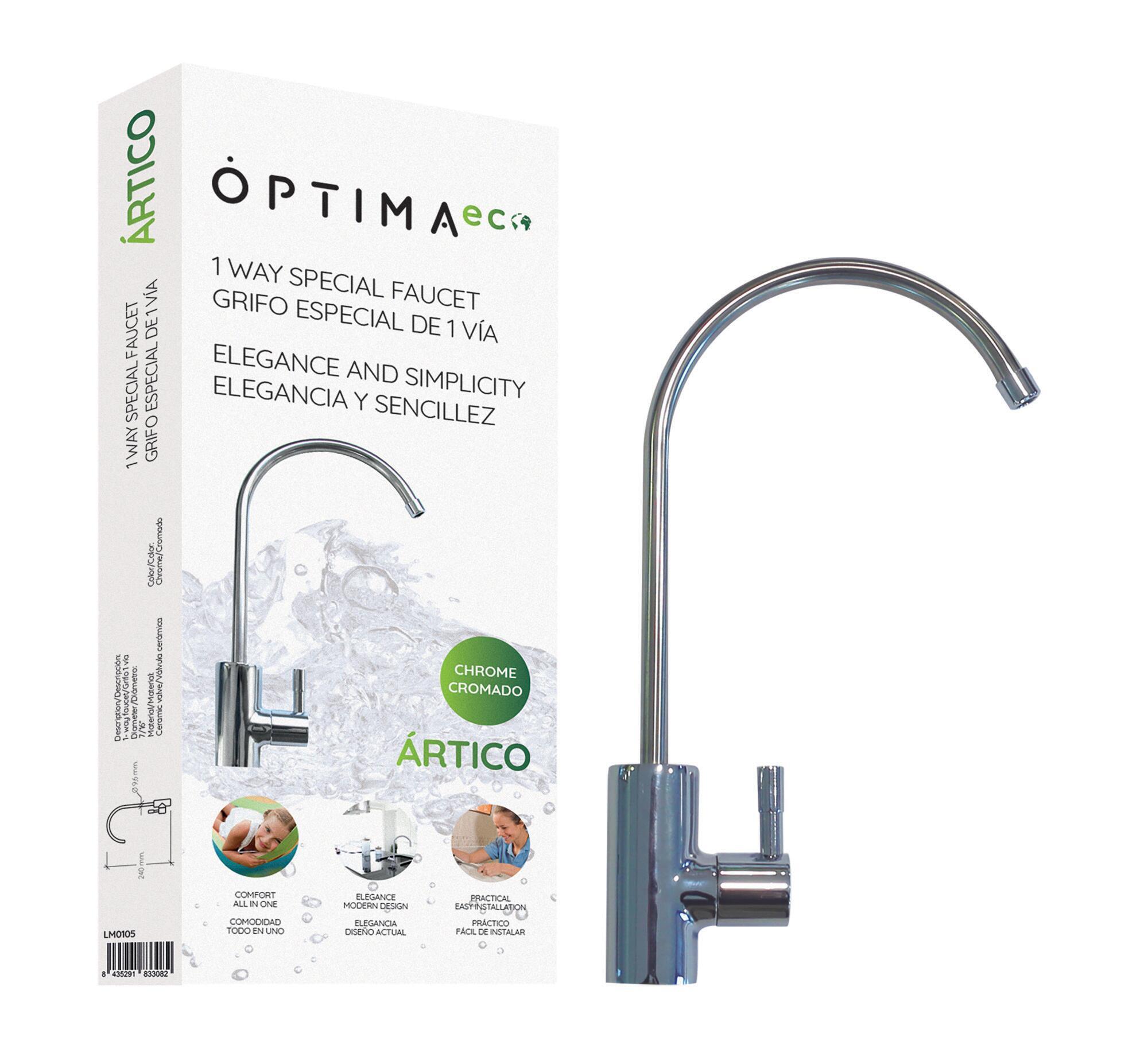 Kran arktyczny 1-drożny 7/16 połysk