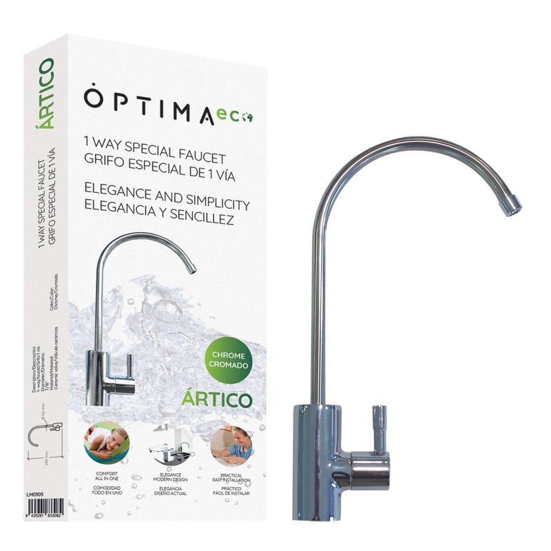 Kran arktyczny 1-drożny 7/16 połysk