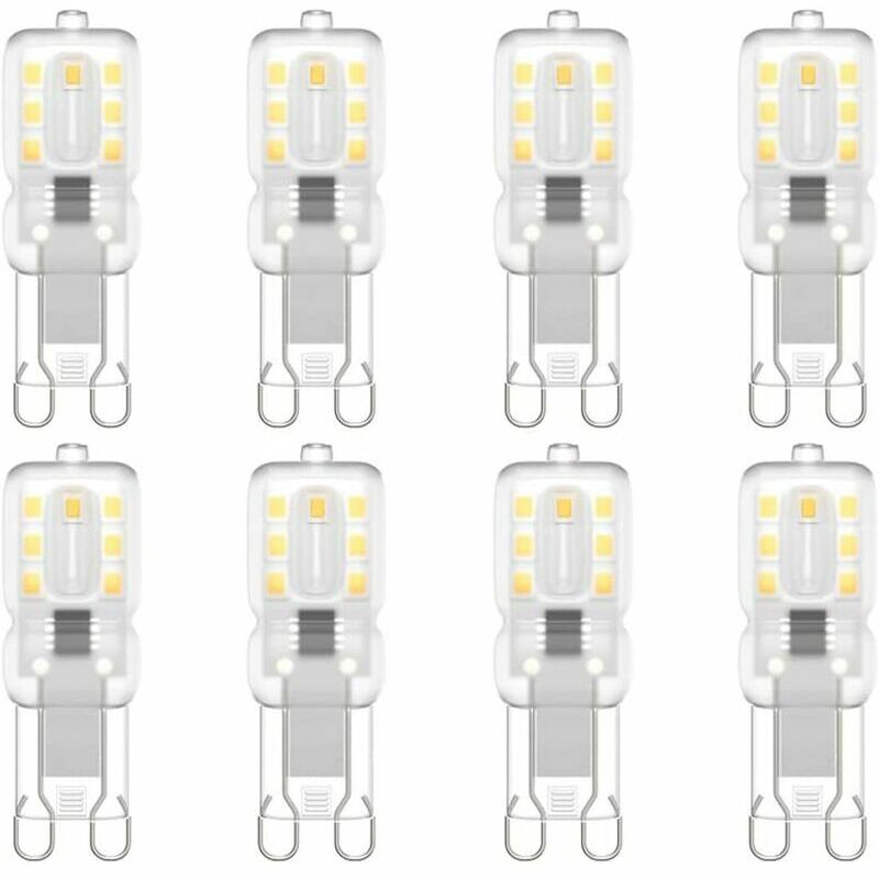 Lot De 2 Ampoules LED G9 220V - Économiques Et Longue Durée - Neuf
