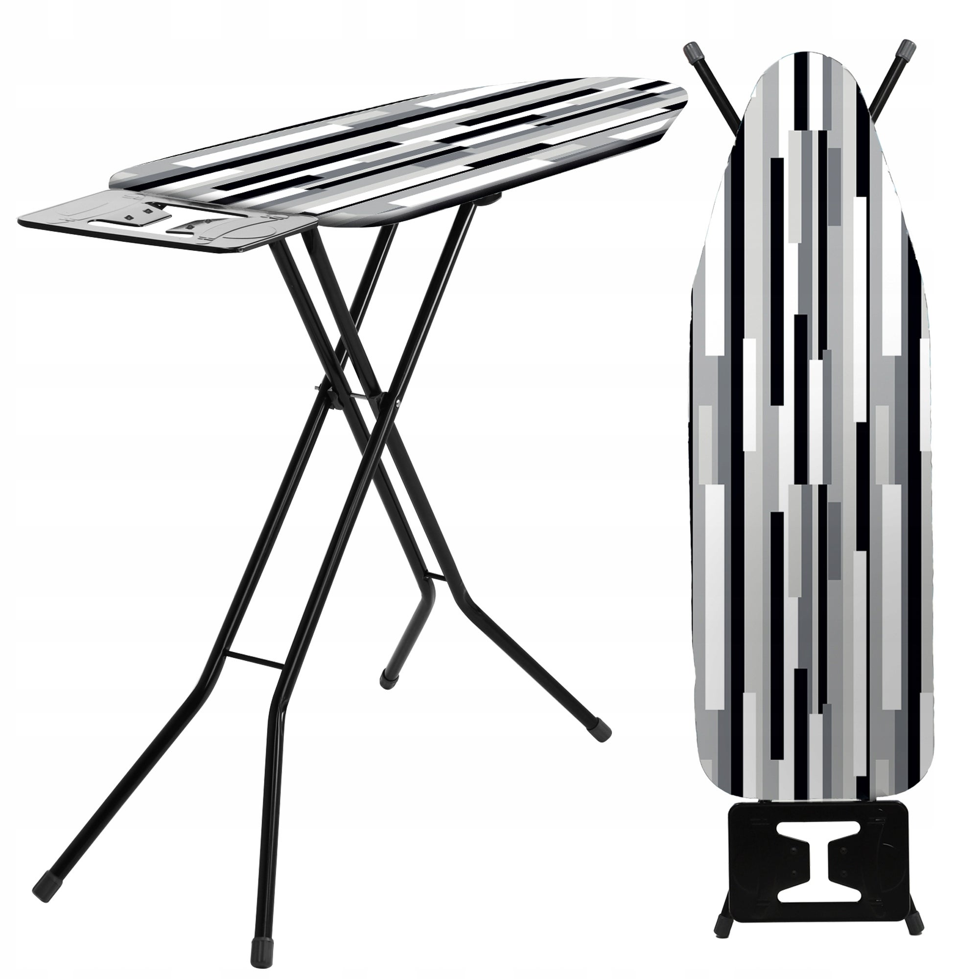 DESKA DO PRASOWANIA SKŁADANA 120x38cm LEKKA UCHWYT NA ŻELAZKO STANDARDOWA