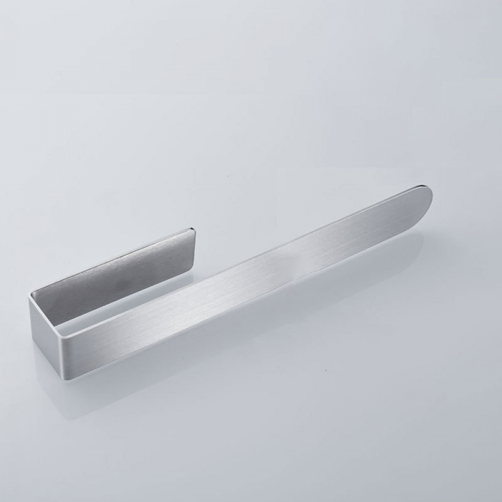 Wieszak na ręczniki - stal nierdzewna - 1 sztuka - 37x17,5x4,8 cm - srebrny - 2