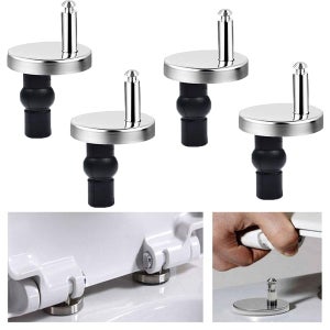 Pulsante di scarico doppio per cassetta di scarico cromata, accessori per bagno e WC, argento | Leroy Merlin