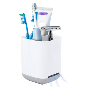 Portaspazzolino - con portaspazzolino elettrico e grande scarico - base in plastica antiscivolo - adatto per il bagno | Leroy Merlin