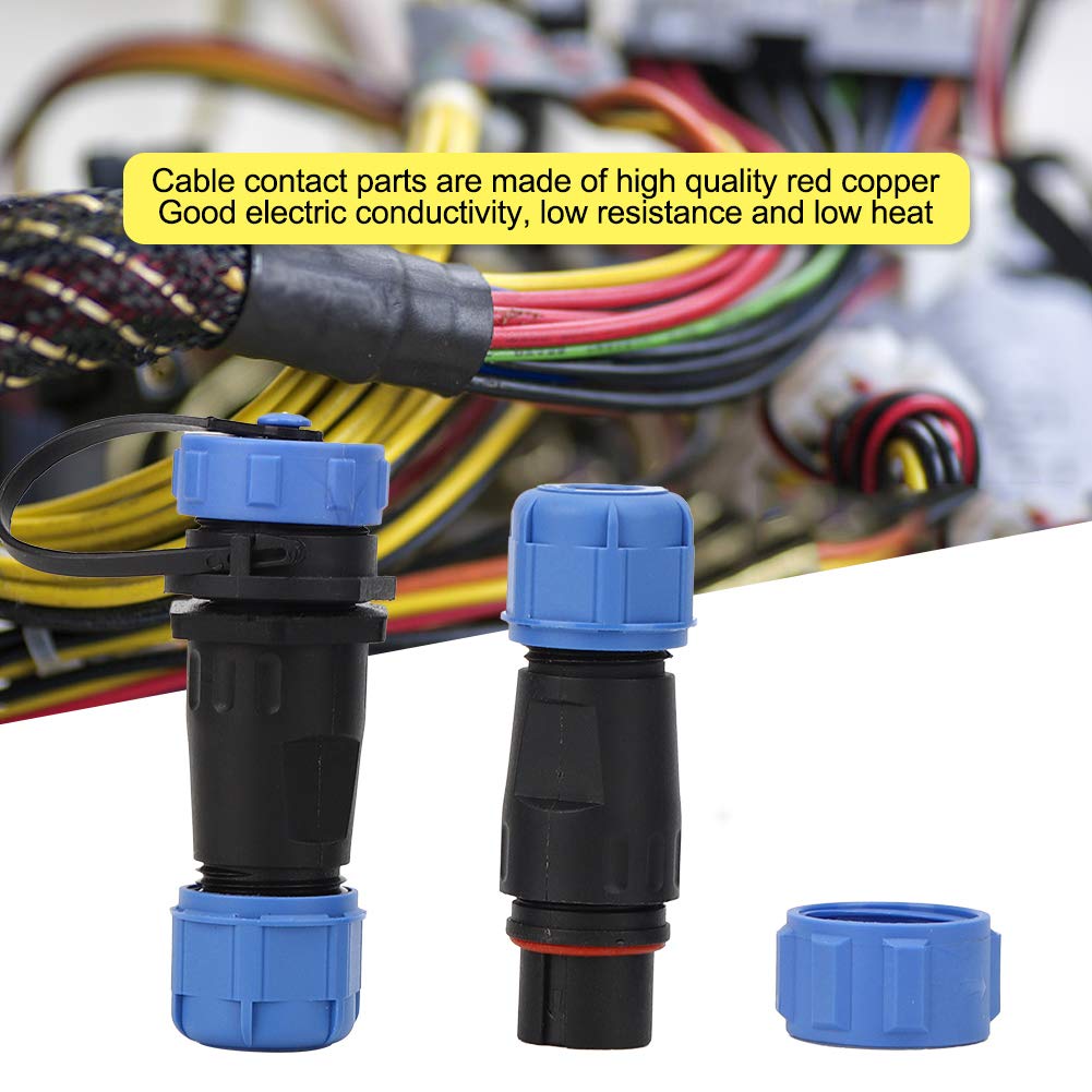 Connecteur Industriel étanche HangTon HE29 - 6 Broches IP68 - 25A 380V - Pour Extérieur Et Applications Difficiles