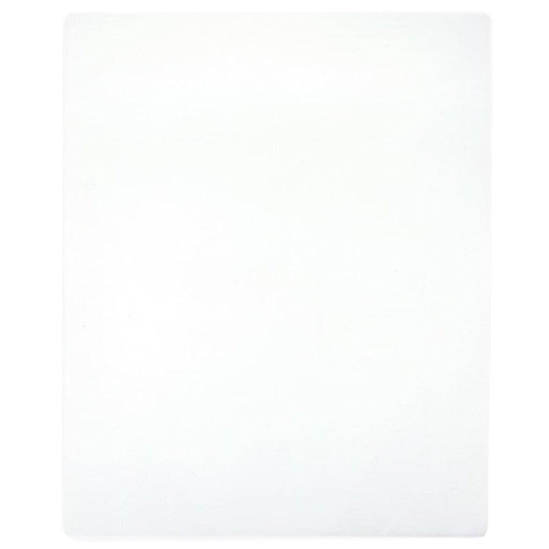 Prześcieradła, 2 szt., białe, 160x200 cm, dżersej bawełniany vidaXL