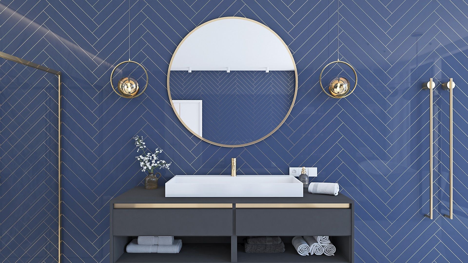 VASQUE EN CONGLOMÉRAT REA GOYA 100 WHITE 100X46X10CM - 5