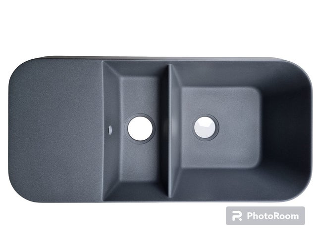 Evier de cuisine Gris 1,5 bac OPAL