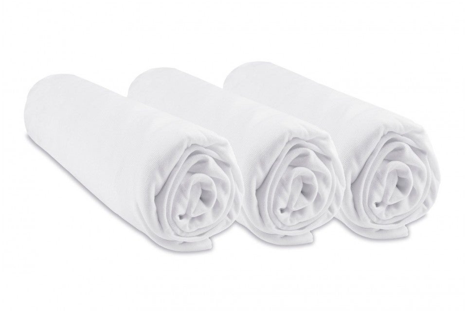 Lot De 3 Draps Housse 40x80 Cm Easy Dort - Coton Bio Pour Couffin Et Nacelle - Blanc, Écru, Noisette