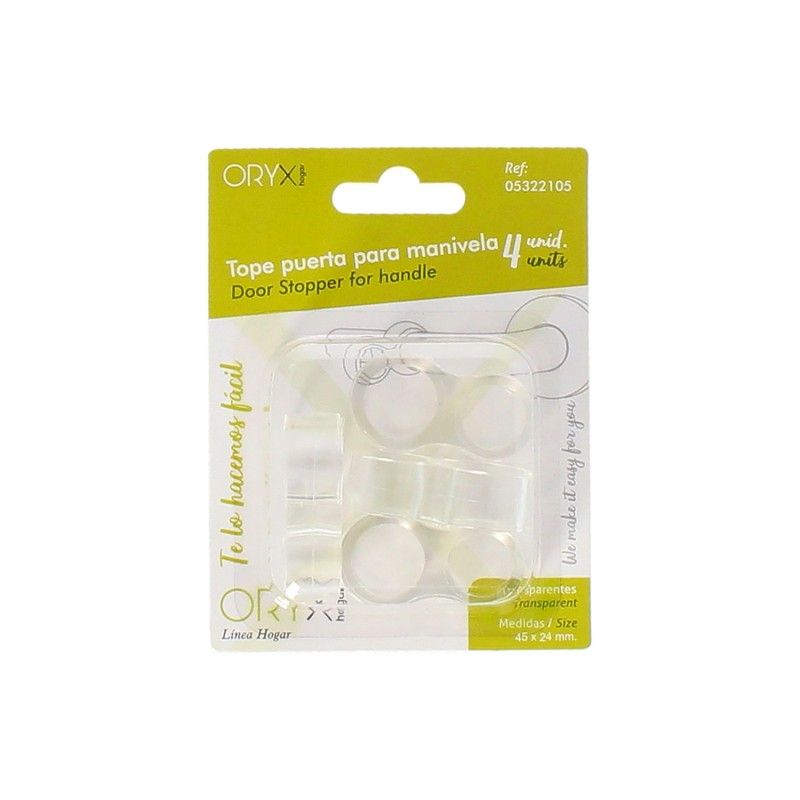 Tope Puerta Para Manivela Transparente (Blister 4 Unidades) - 8