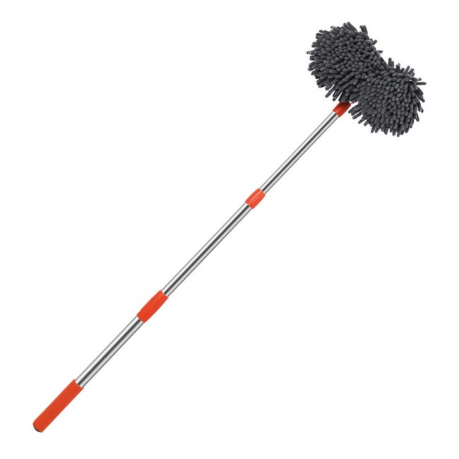 Brosse Lavage Voiture rotative à Double tête 3 Sections 115cm Chenille Poils Doux Brosse de Brosse Lavage Voiture rotative à Double tête 3 Sections 115cm Chenille Poils Doux Brosse de
