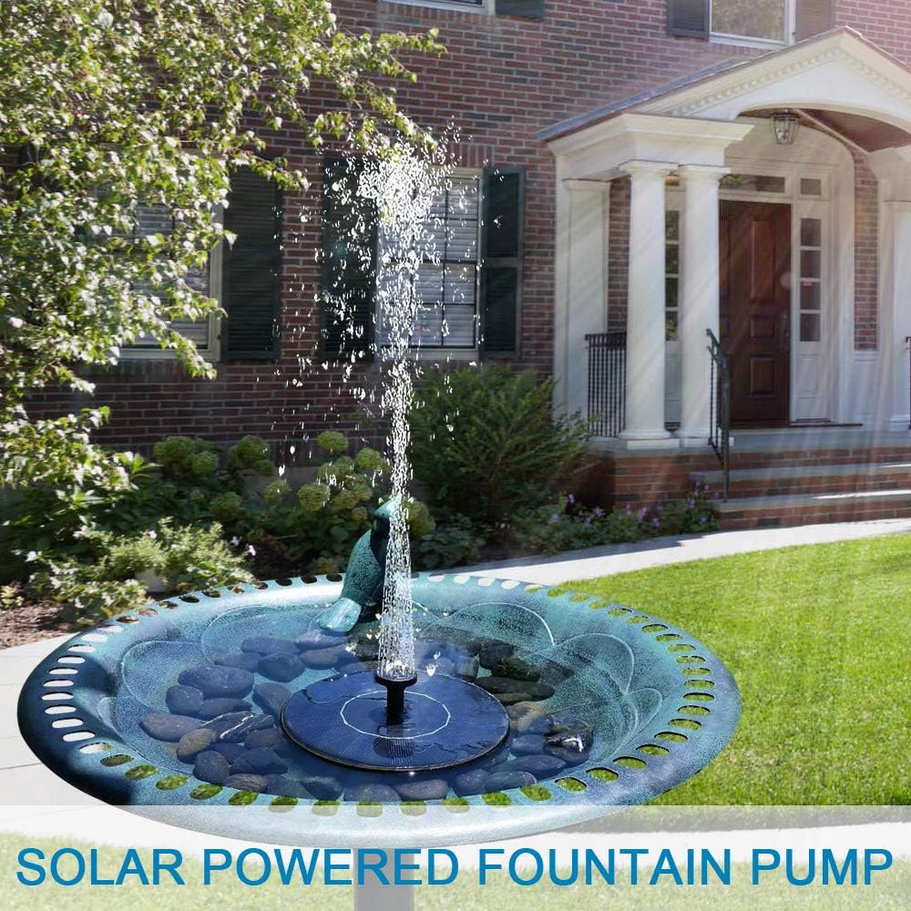 Fontaine Solaire Pompe à Eau Solaire 1.4W Monocristallin Solaire Fontaine Flottante Facile à Utiliser Pompe Fontaine Solaire pour Jardin Patio - 2