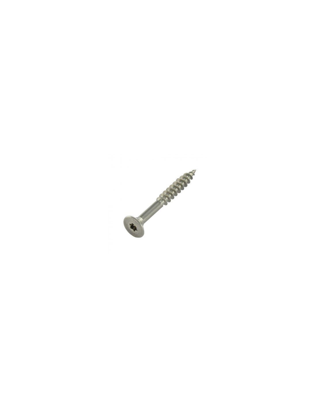 VBA Vis bois agglo Tête fraisée TF 5X100 Filetée sur 60 TORX T25 Inox ...