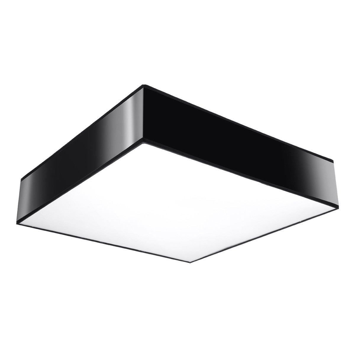 Plafon Horus kwadratowy czarny 4xE27x15W wym: 11 x 55 cm IP20 tworzywo sztuczne Sollux Lighting