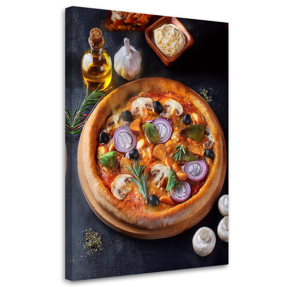 Obraz na płótnie, Pizza Jedzenie Kuchnia Bar 40x60