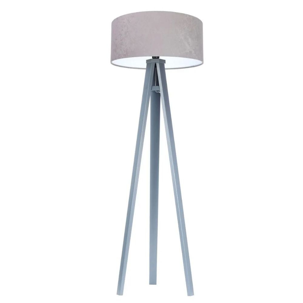 Lampa stojąca HOME 50 szara/biała/szara