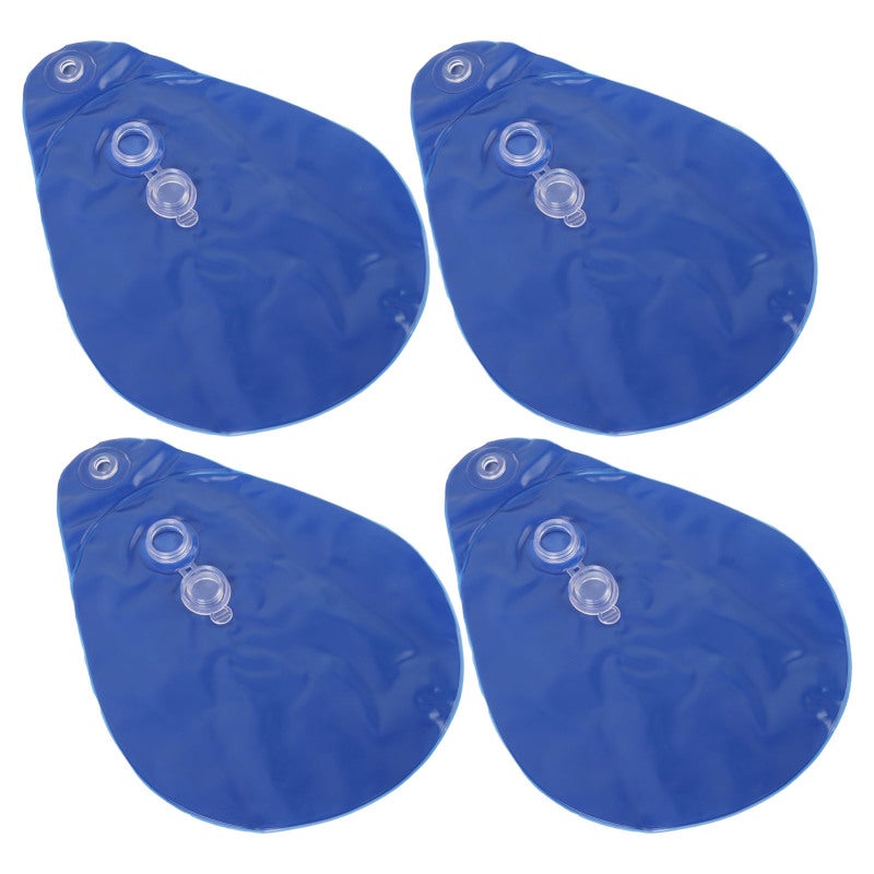 Lot de 10 poids de bâche de piscine en PVC bleu, pour l'hivernage des piscines hors sol. - 7