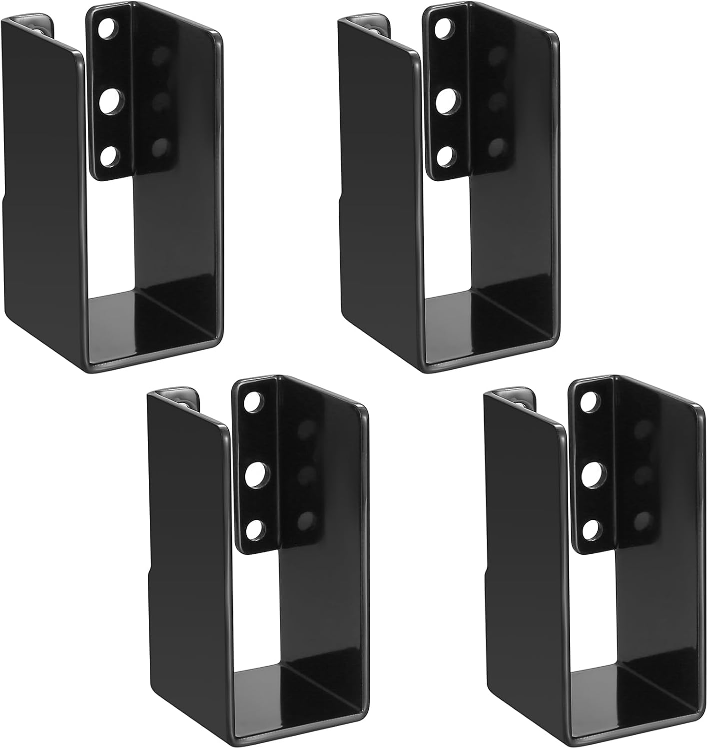 4 Pcs Equerre de Fixation Sabot Charpente, Connecteurs Fixation Poteau — free download