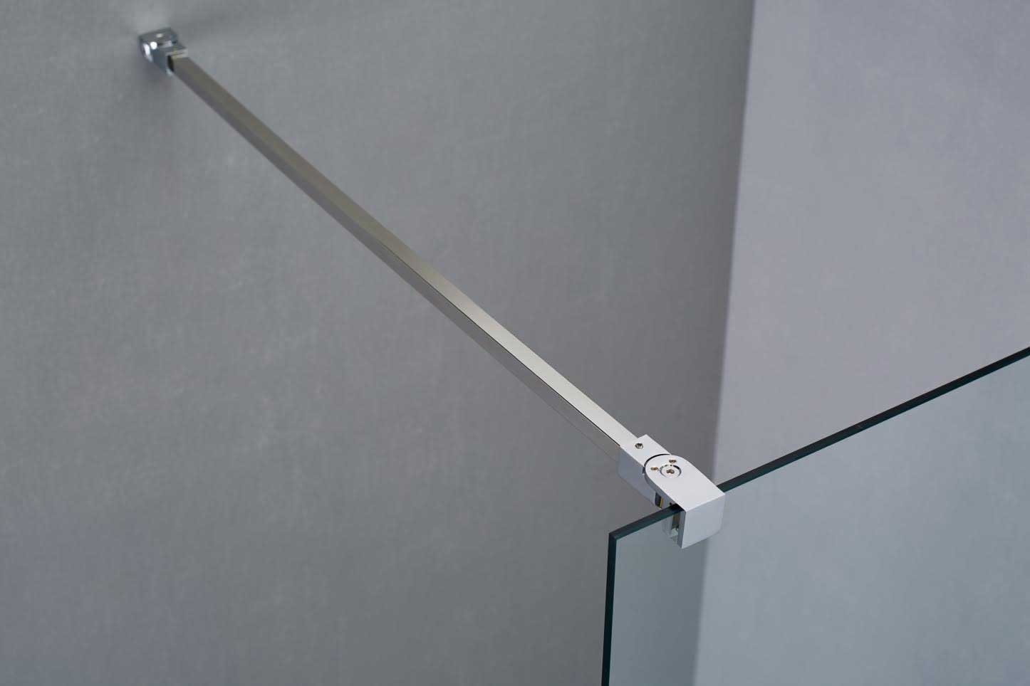 Parete fissa per doccia SCREEN Cromo Decorato 66,5-68 cm (Include braccio di supporto) - 2