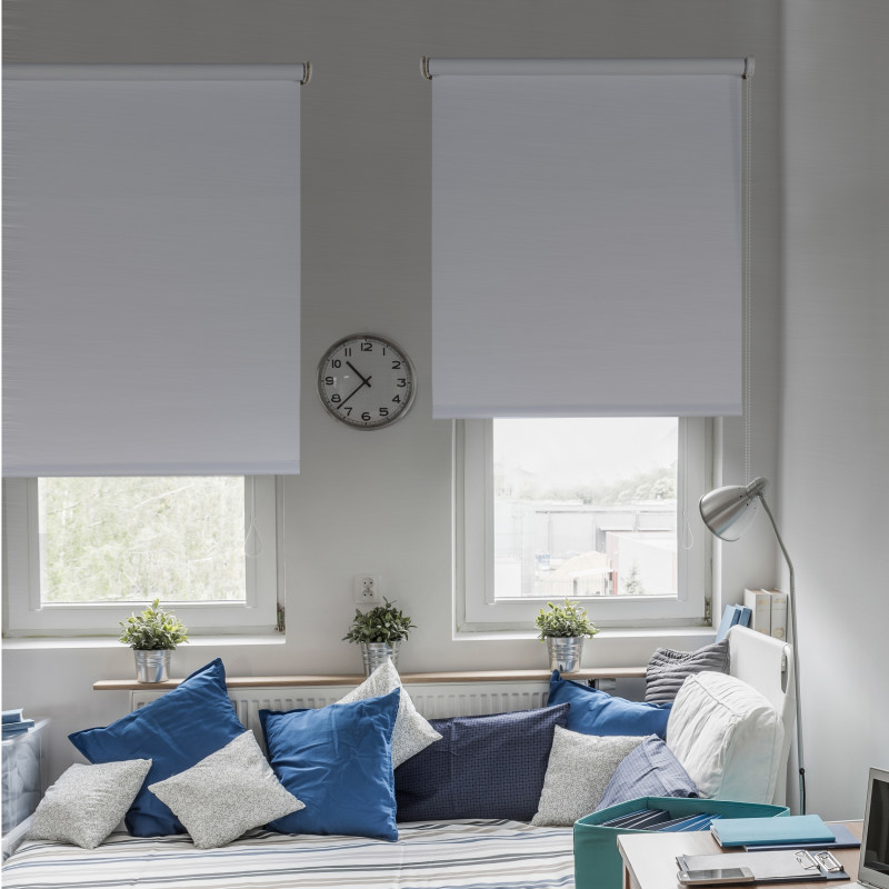 Tenda a rullo oscurante Moon Bianco 120x180 cm - 2