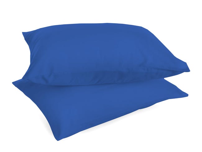 KLULK Coppia Federe Rosa 100% Cotone, 52 X 82 Cm, Set Di 2 Cuscino Letto, Chiusura A Busta, Tinta Unita, Made In Italy KLULK Coppia Federe Rosa 100% Cotone, 52 X 82 Cm, Set Di 2 Cuscino Letto, Chiusura A Busta, Tinta Unita, Made In Italy