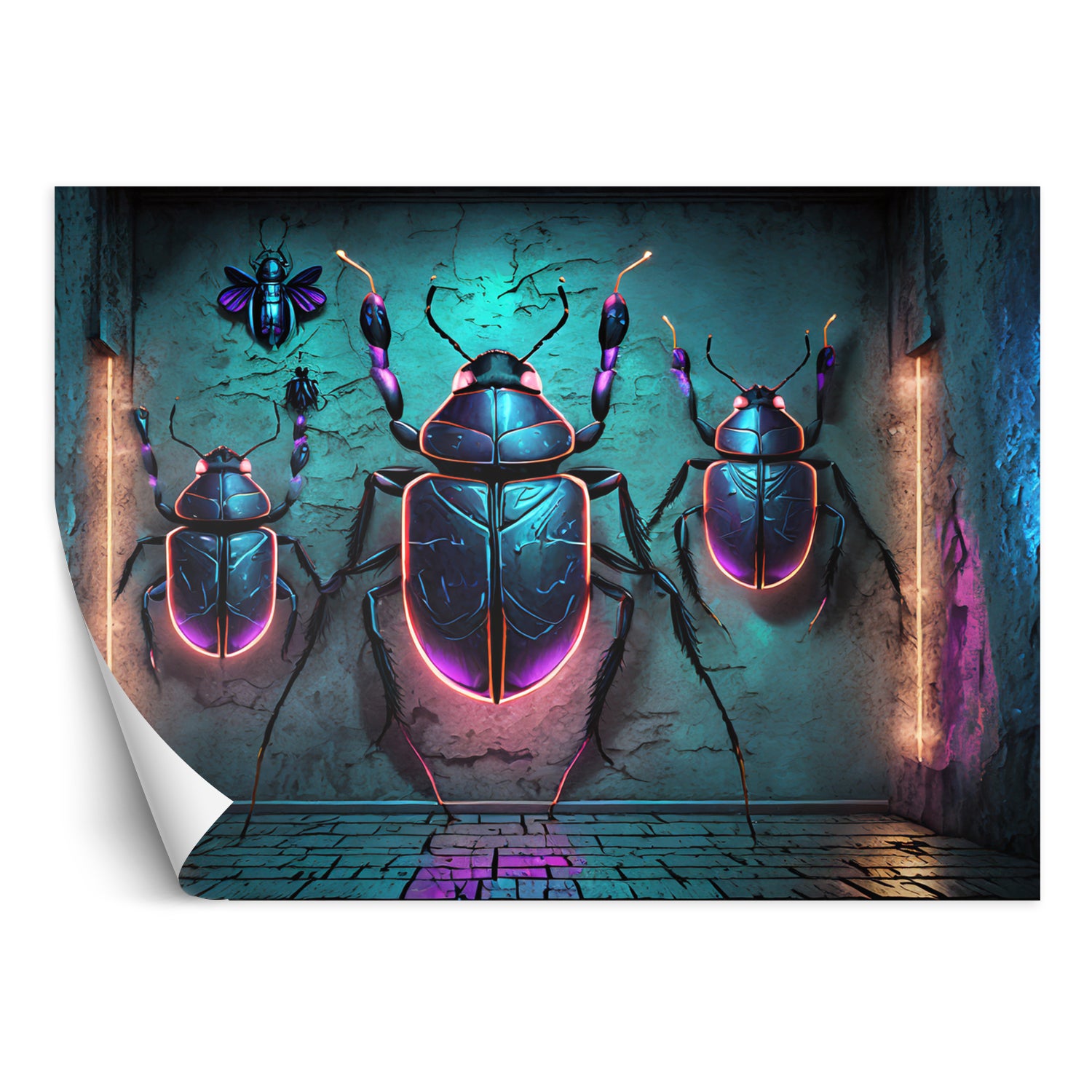 Fototapeta, Owady Zwierzęta Neon 300x210