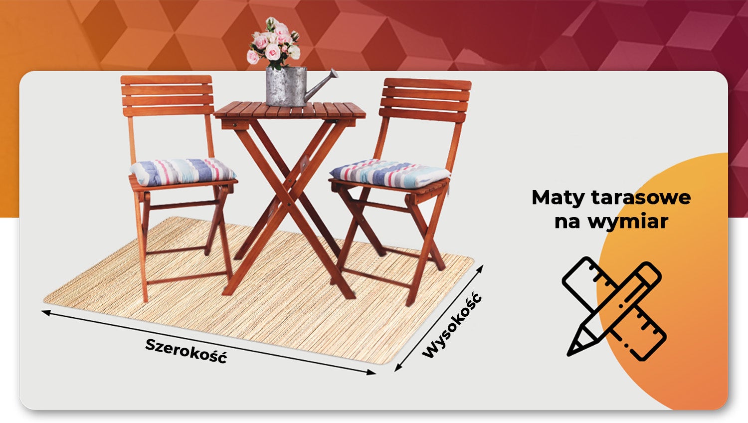 Mata winylowa słoma tekstura naturalna dywan winylowy do salonu rustykalny styl 120x80 cm – Tulup - 6