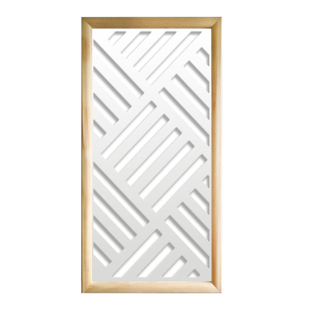 Molino lineal - módulos decorativos rectangulares de madera y pvc - medida 47x94 cm - espesor 47mm - color interior negro