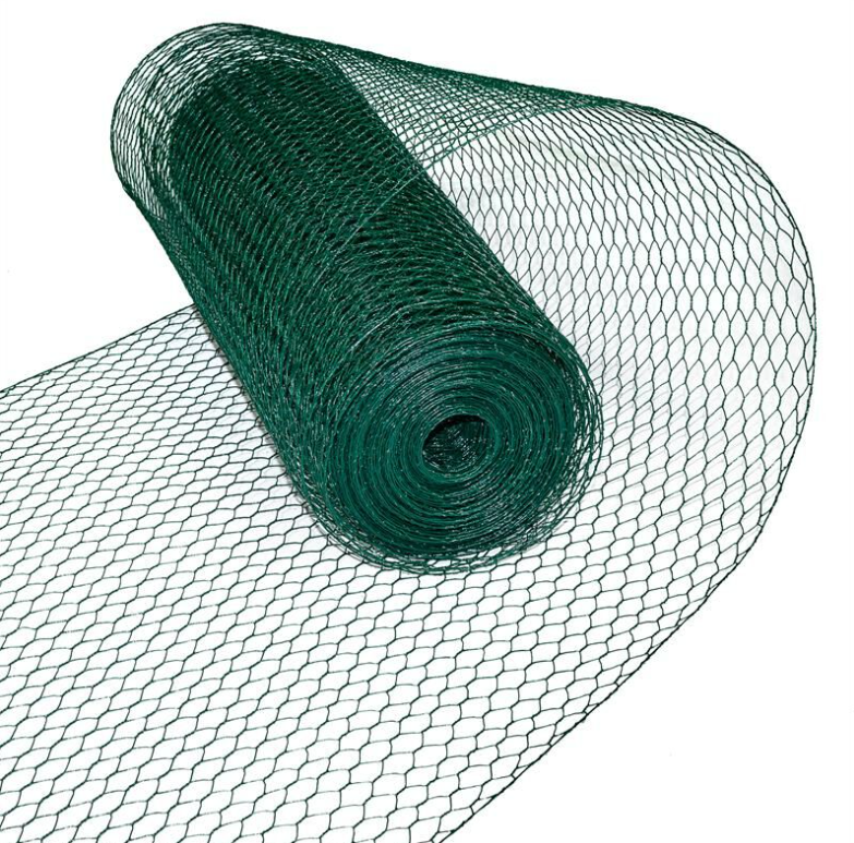 Drut ogrodzeniowy sześciokątny 0,40 x 10 m - zielony drut 15 mm