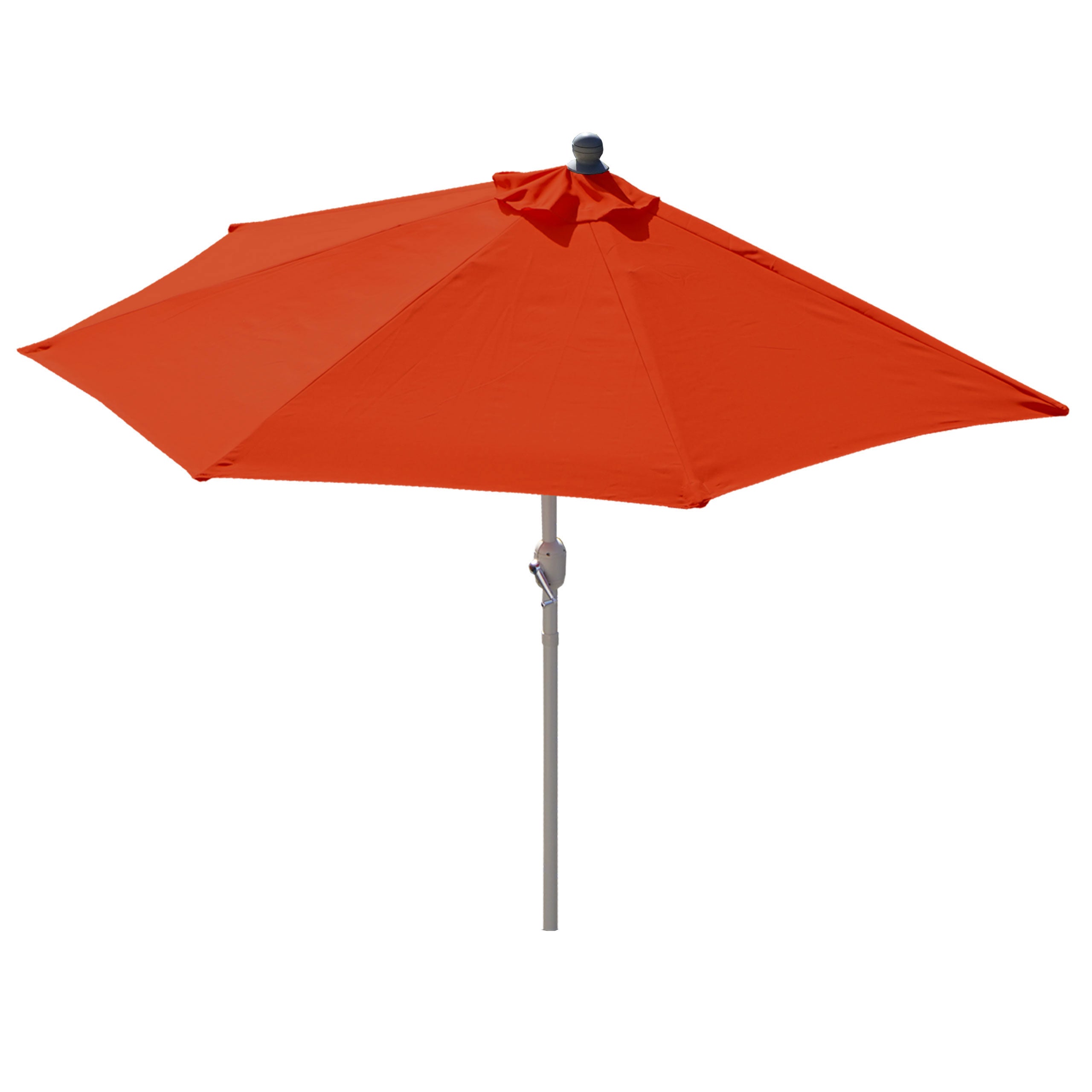Parla parasol półokrągły, parasol balkonowy, UV 50+ poliester/aluminium 3kg ~ 270cm terakota bez stojaka