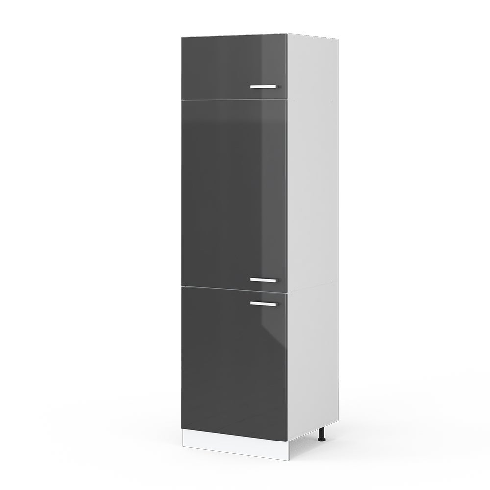 Vicco Szafka na lodówkę R-Line, Antracyt wysoki połysk, 60 cm