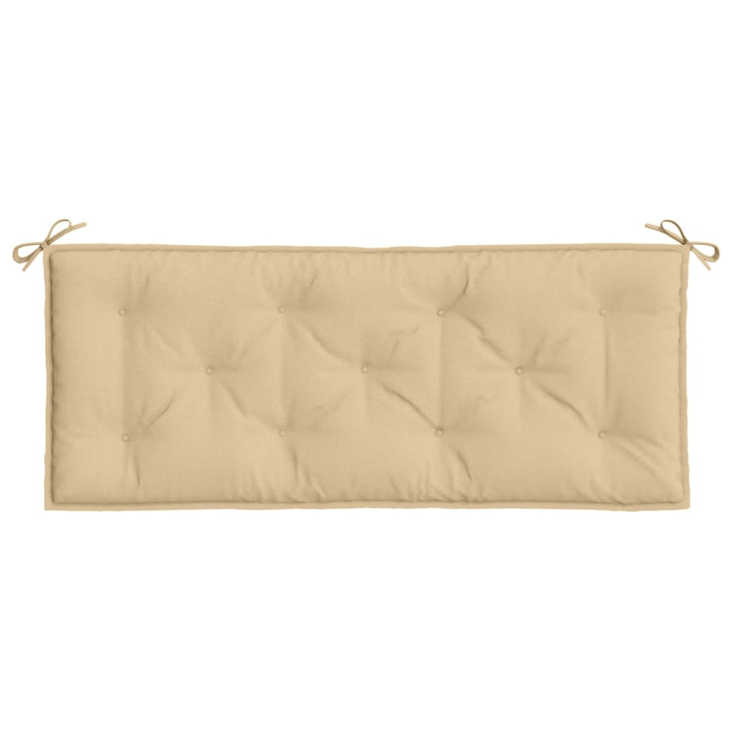 Maison Exclusive - Coussin de banc de jardin beige mélangé 120x50x7 cm tissu - 4