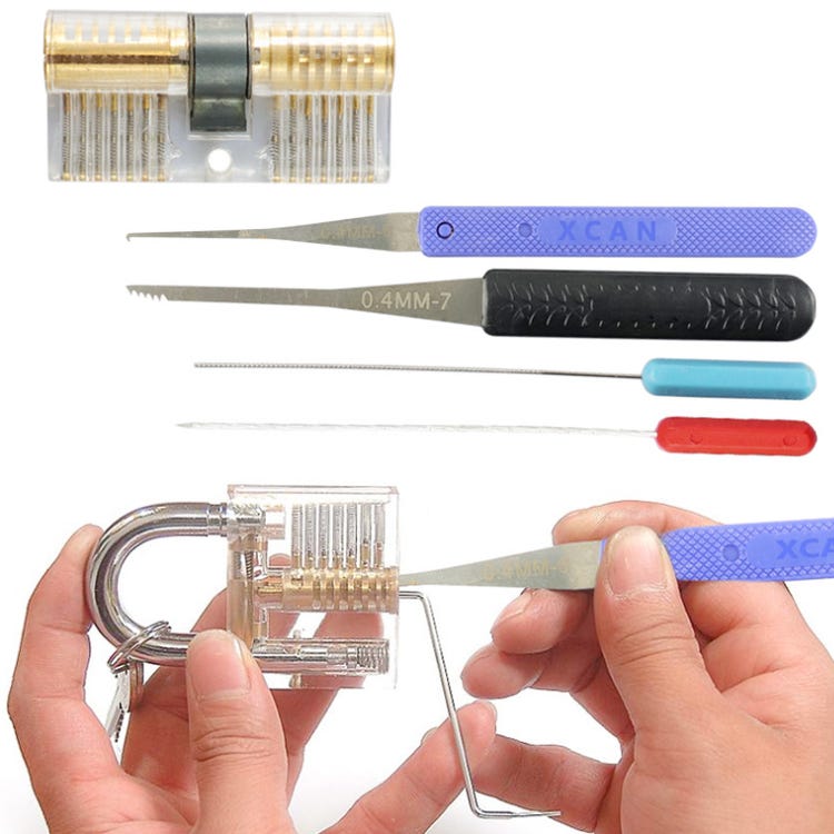 Kit de 11 Outils d'Extraction Professionnelle pour Clés Cassées dans les Serrures et Cylindres Domestiques ou Automobiles - 4