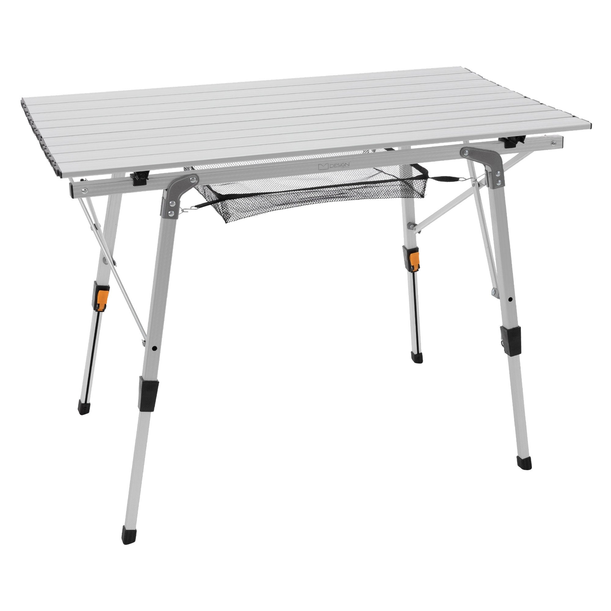 Aluminium Folding Table Rollable Silver Camping Table Folding Table Garden Table