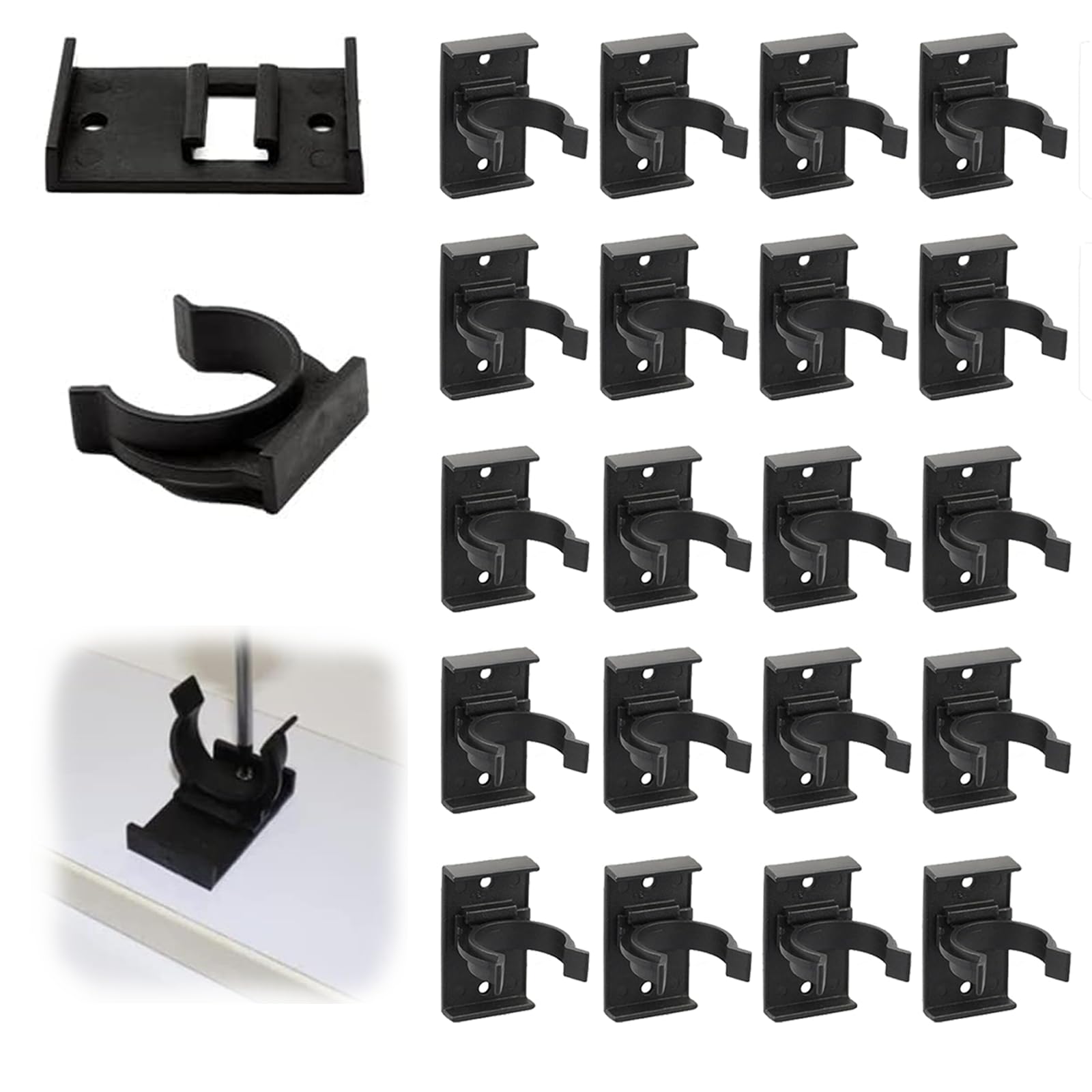 Kings Canyon Clips de fixation pour plinthes 30 pcs Kings Canyon Clips de fixation pour plinthes 30 pcs