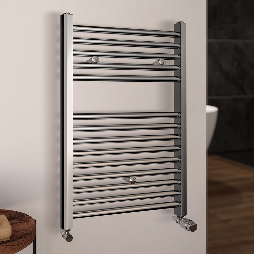 Radiateur décoratif chromé L 60x68 cm Entraxe 55 cm Leroy Merlin — free download