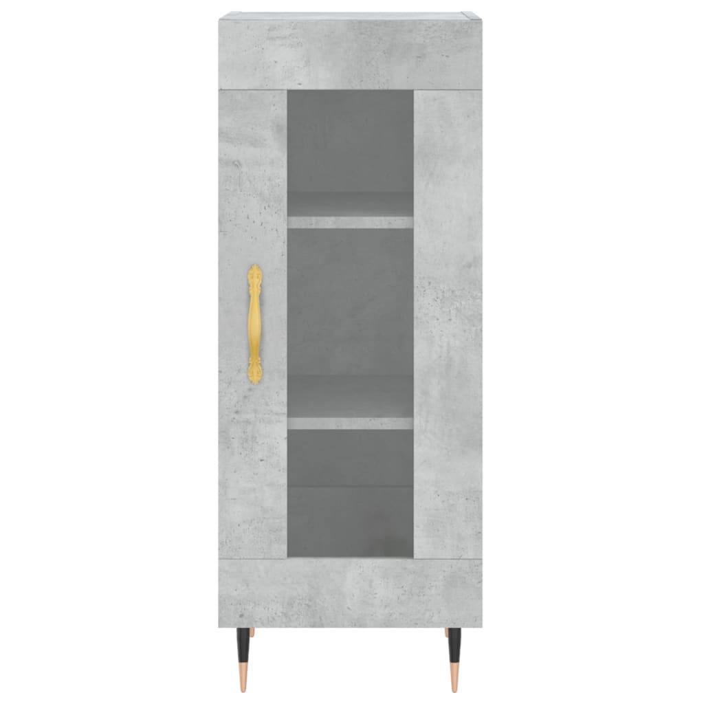 Credenza alta Grigio cemento 34,5x34x180 cm MDF - 8