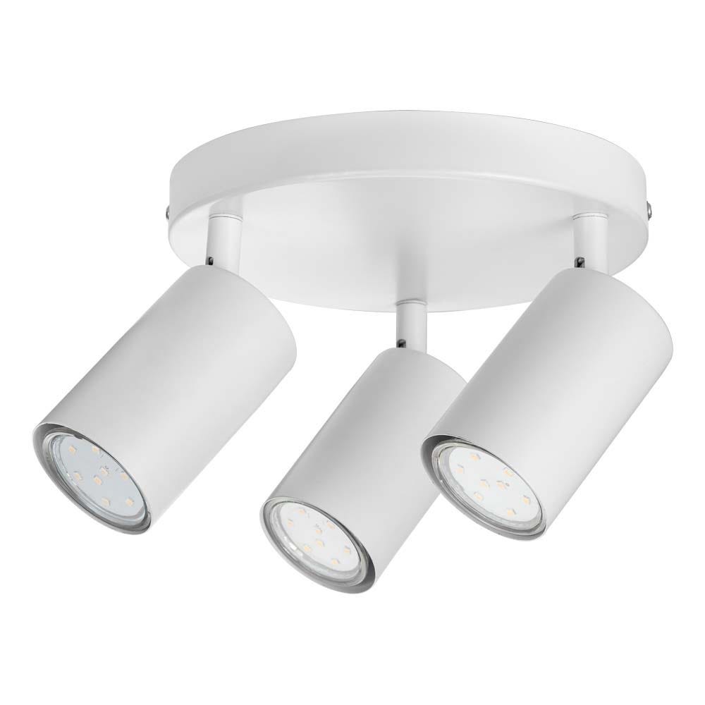 CROFT - plafonnier rond 3 spots orientables - blanc CROFT - plafonnier rond 3 spots orientables - blanc