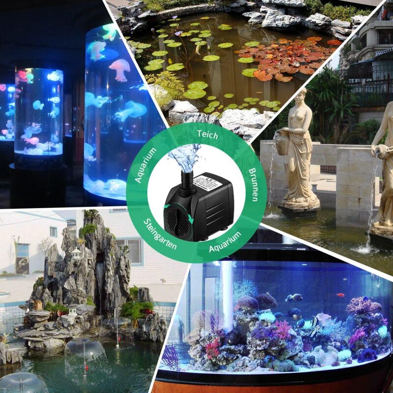 Pompe submersible, pompe de fontaine, pompe à eau ultra silencieuse (25W) - 4