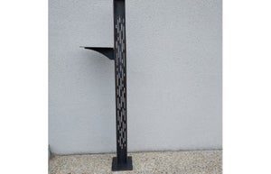 Protections De Poteau En Acier Réglables 8,4-15,2 Cm | 4 Pièces Pour Clôtures, Boîtes Aux Lettres Et Terrasses En Bois