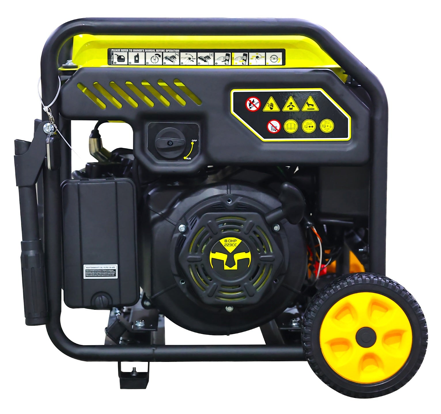 Groupe électrogène Démarrage Automatique 8000W pour Coupure de Courant HISPANUS Geta ATS - 3