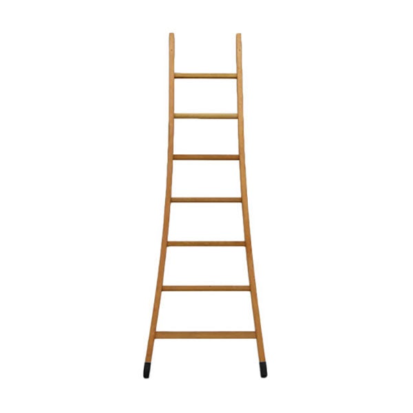 Echelle bois base évasée 8 barreaux - Hauteur à atteindre 2.15m - BSMEN-E-225